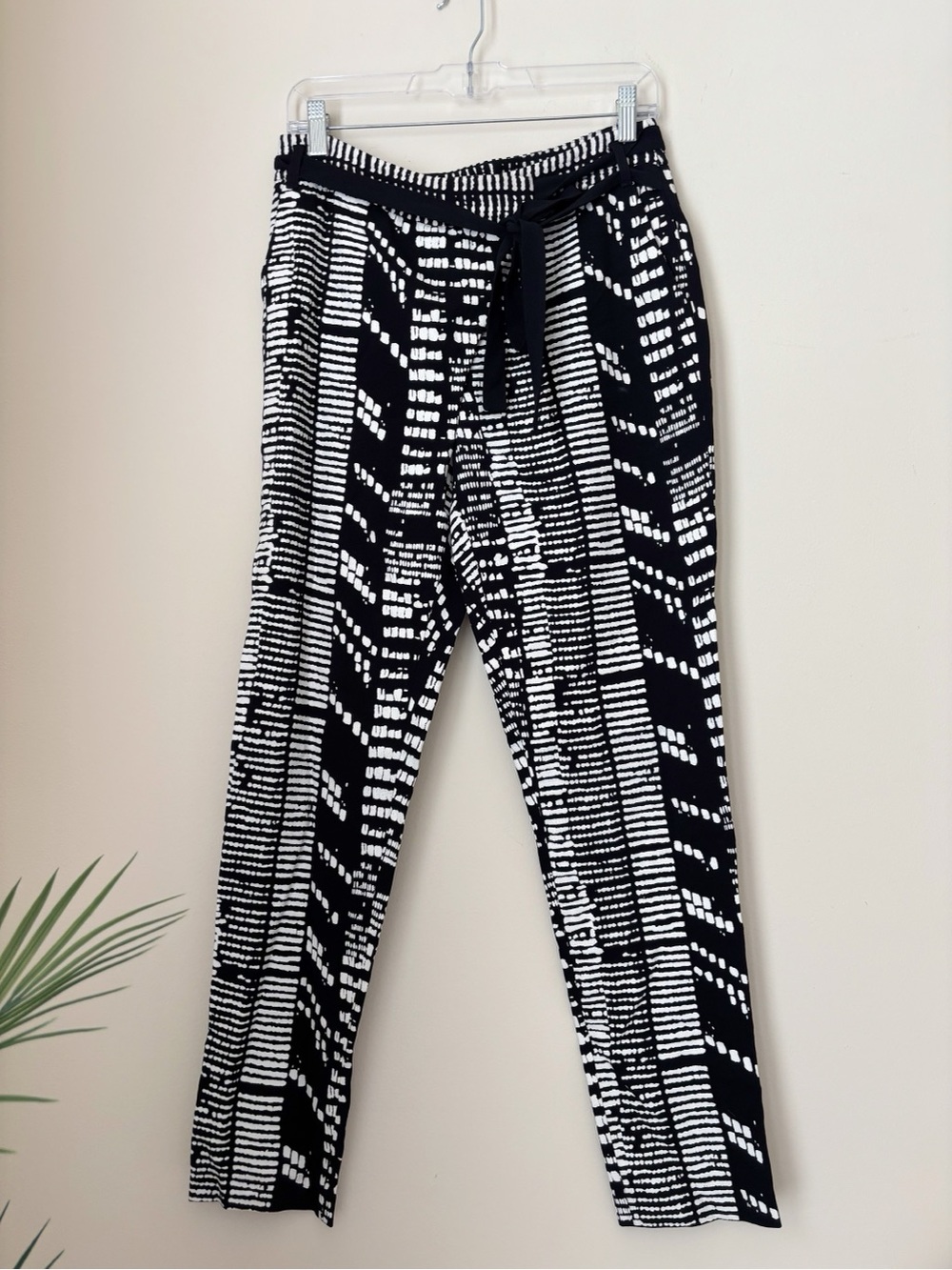 Proenza Schouler Wood Block Jacquard Tapered Pants Sz 4